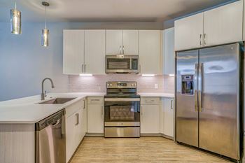 42 Inch flat panel cabinetry in mahogany or white