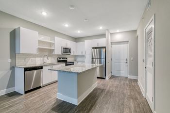 Stainless steel kitchen appliances