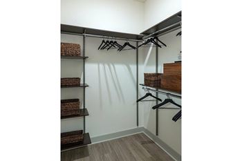 Walk-in closets and dressing areas