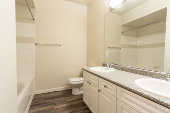 Double sink vanity*