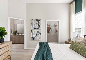 Versatile and spacious bedroom layouts: one-, two-, and three-bedroom options