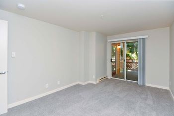 Living room with patio