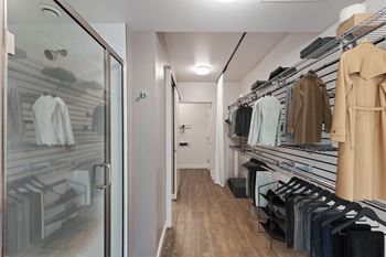 Spacious walk-in closets*