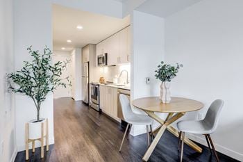 Separate dining area