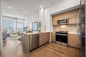San Jose apartment for rent - Open-concept kitchen and living room at Windsor Winchester, San Jose, CA, 95128
