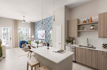 Large, multi-functional center kitchen island