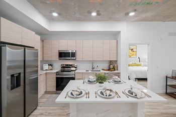 Stainless appliances at windsor ludlam trail in miami, fl.