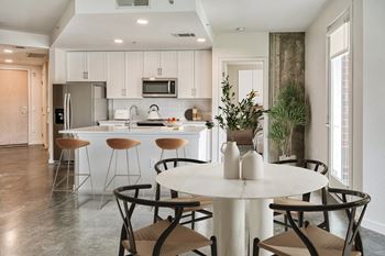 Vinyl wood plank or polished concrete floors*