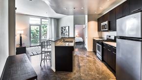 Los Angeles apartment for rent - Polished Concrete Floors at Sunset and Vine, 1555 Vine Street, Los Angeles