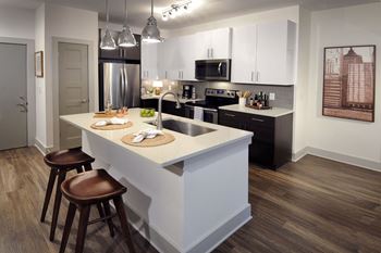 Upscale stainless steel appliances