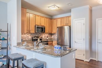 Kitchen with dining area