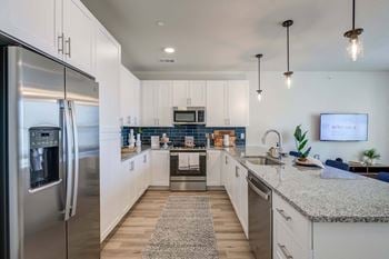 Kitchen with island
