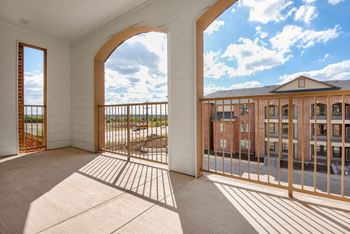 Large balcony