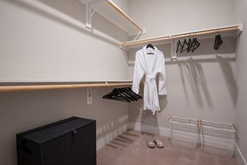 Walk-in closets and organizers