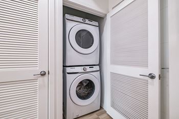 Stackable washer and dryer at windsor ludlam trail in miami, fl.
