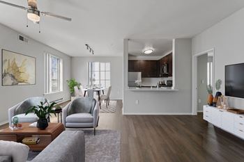 Nine to fourteen foot ceilings with expansive windows*