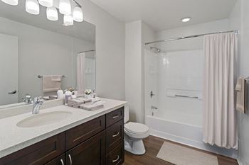 Oversized garden tub*