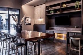 Atlanta apartment for rent - TV in resident lounge at Windsor Interlock, Atlanta, Georgia