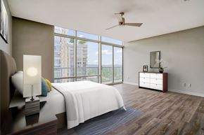 Austin apartment for rent - Large Windows in Penthouses at THE MONARCH BY WINDSOR, 801 West Fifth Street, Austin