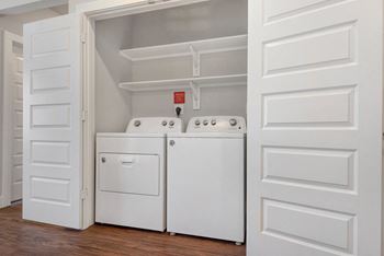 Washer and dryer in unit
