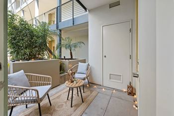 Private balconies & patios*