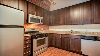 Dark designer cabinets