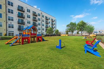 Pet park adjacent to community