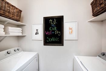 In-home washers and dryers