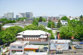 Aerial view of property