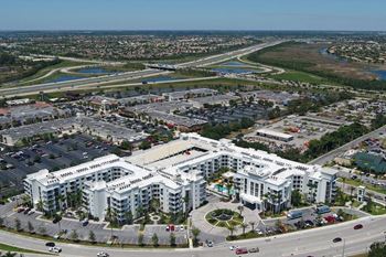 Aerial view of the community