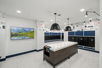 Mailroom at windsor ludlam trail in miami, fl.