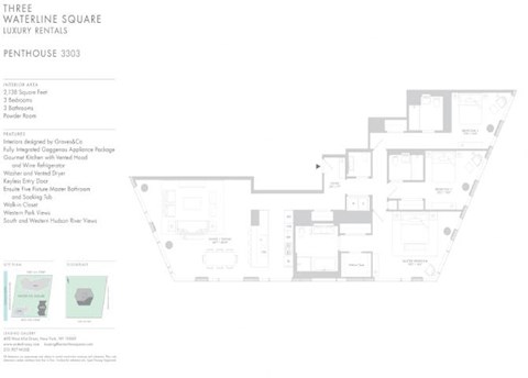 Floor plan for 3 beds, 3.5 baths, 2138 sqft