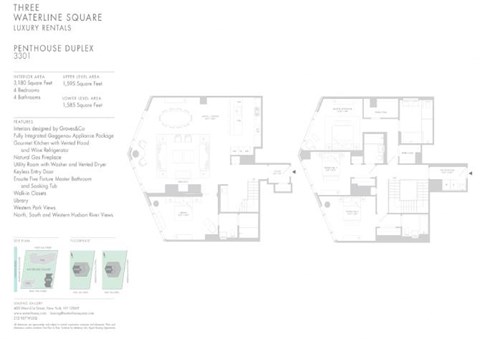 Floor plan for 4 beds, 4 baths, 3180 sqft