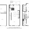 Floor plan for 2 beds, 2.5 baths, 1374 sqft
