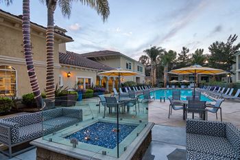 Amenities-relaxing outdoor lounge area with fire pit