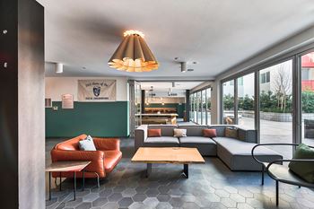 Seating in clubhouse