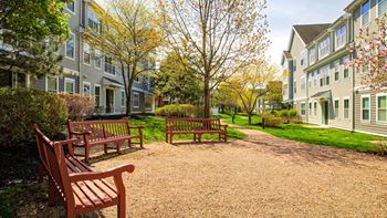 Beautifully manicured grounds and courtyards