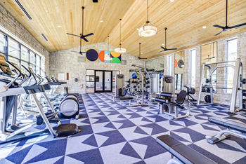 Two level fitness center