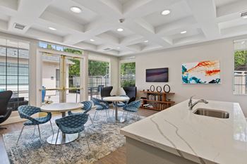 Club house with wireless printers