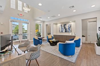 Club house with wireless printers
