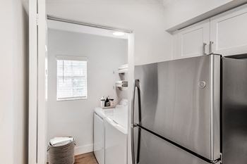 In home full size washer and dryer