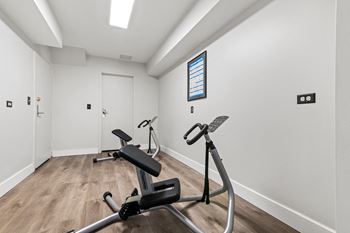 24-Hour rooftop fitness center and yoga studio