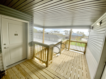Private front entrance