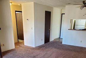 Wichita apartment for rent - Willow Creek Apartments - Two-Bedroom Model Unit Living Room.