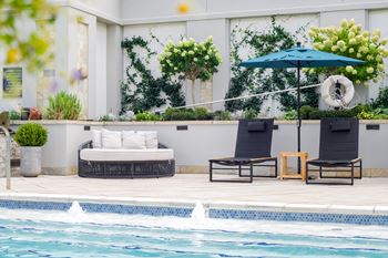 Sundeck with lounge seating