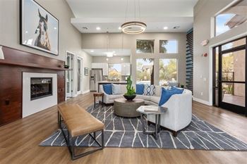 Clubhouse with full kitchen and lounge area