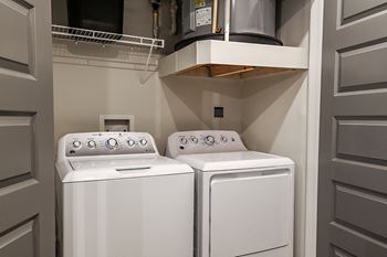 Full-size washer and dryer