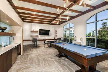 Clubroom and lounge with games
