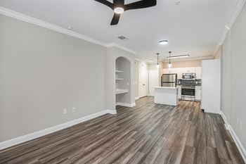 Newly renovated units with wood flooring