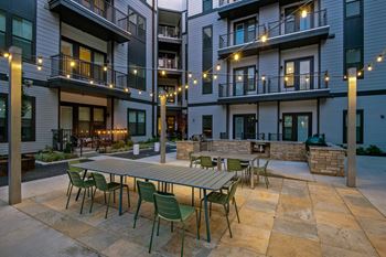 Grilling courtyard